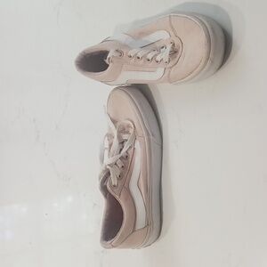 Vans Old Skool Light Pink & White Shoes